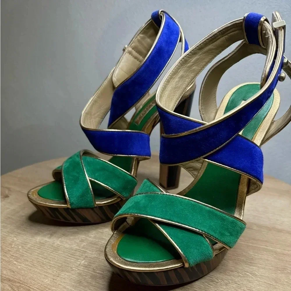 BCBGMaxAzria Suede Heels - Picture 2 of 10